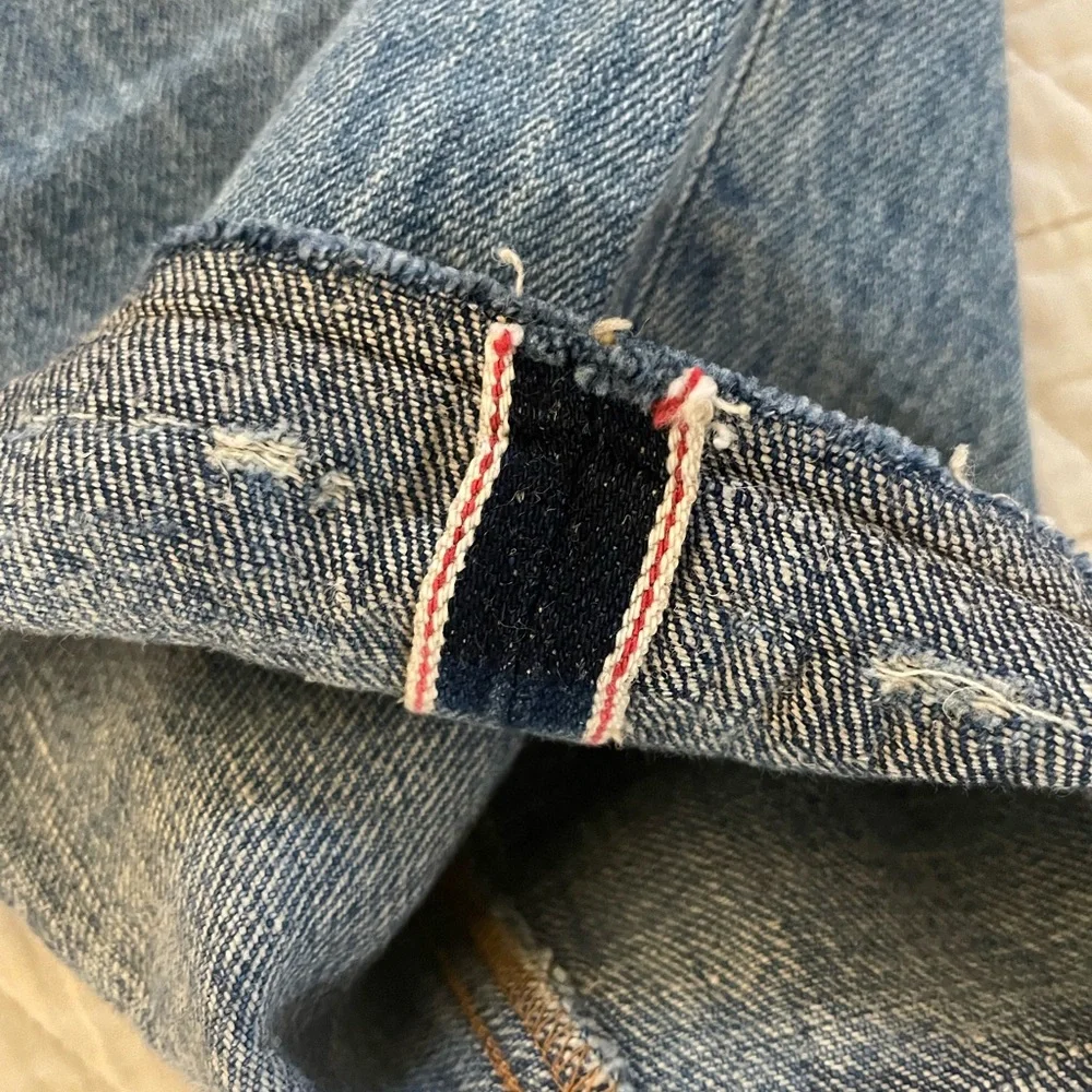 LEVI'S‎ MADE & CRAFTED Draft Taper Cropped Jean Bonzia Pipe Size 32 $298 NWT